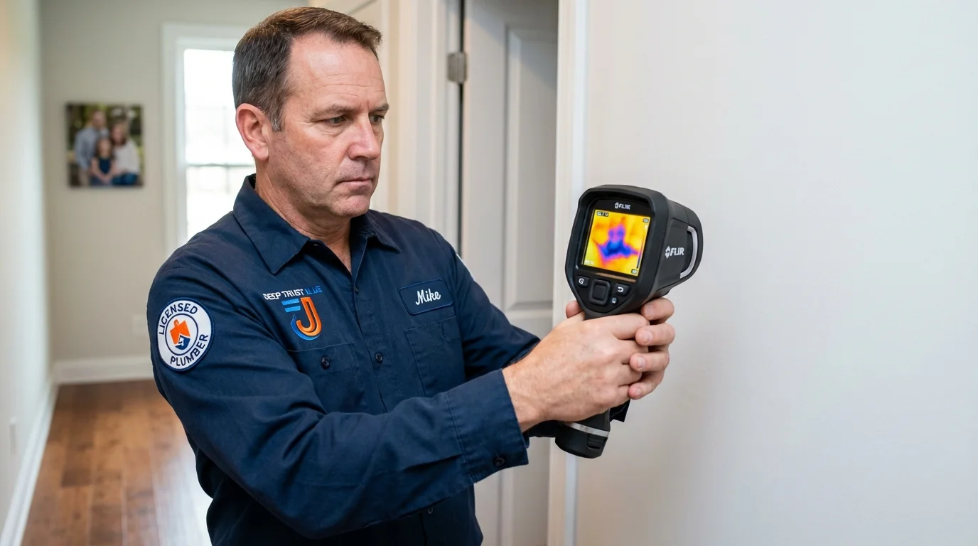 Thermal imaging leak detection by Johns Plumbing LLC in Penitas